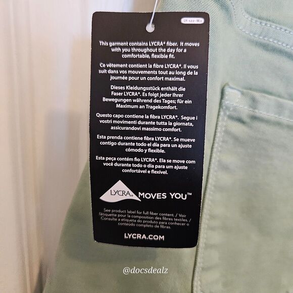 Market & Spruce Madison Mid Rise Chino Short Green Size 10 Women’s - Picture 10 of 10